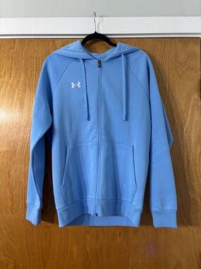 Under Armour Sky Blue Zip-Up Hoodie
